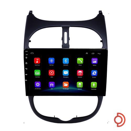 مانیتور اندروید پژو 206 برند مدیاپلاس مدل C3